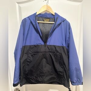 AJ Shop Blue/Black Gore-Tex Jacket ½ Zip Kangaroo Pouch Size Medium Vented